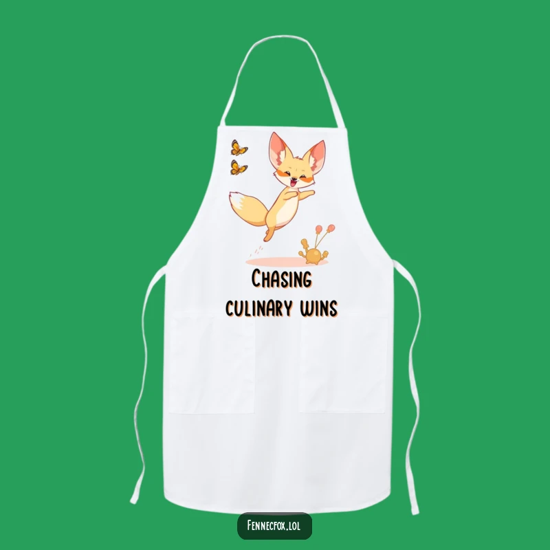 Funny Fennec Fox Apron - Leap into Culinary Adventures