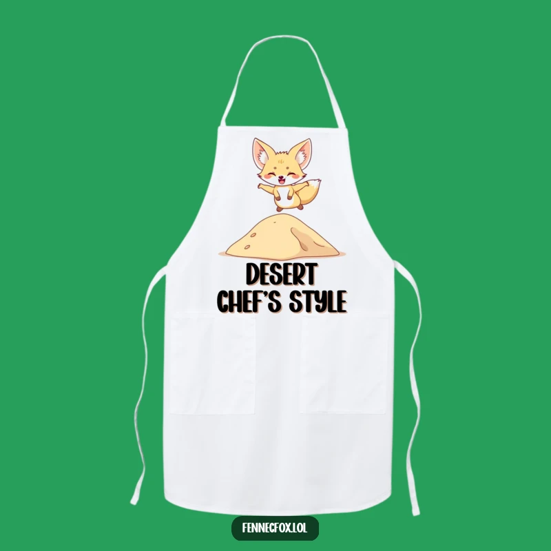 Funny Fennec Fox Apron: Desert Kitchen Fun & Perfect Gift