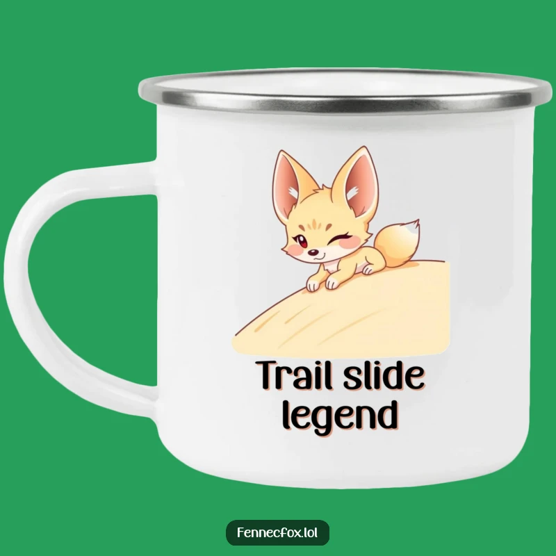 Funny Fennec Fox Dune Camping Mug - Adventurous Humor Gift