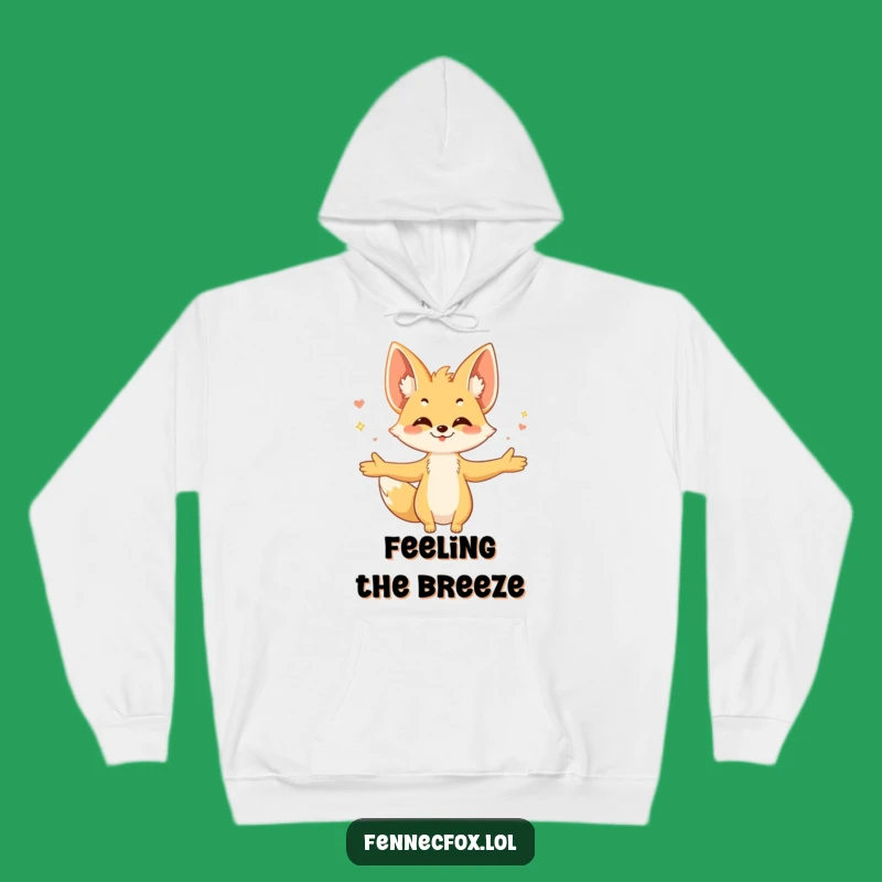 Funny Fennec Fox Hoodie: Cozy Breeze Embrace for Ultimate Comfort Gift