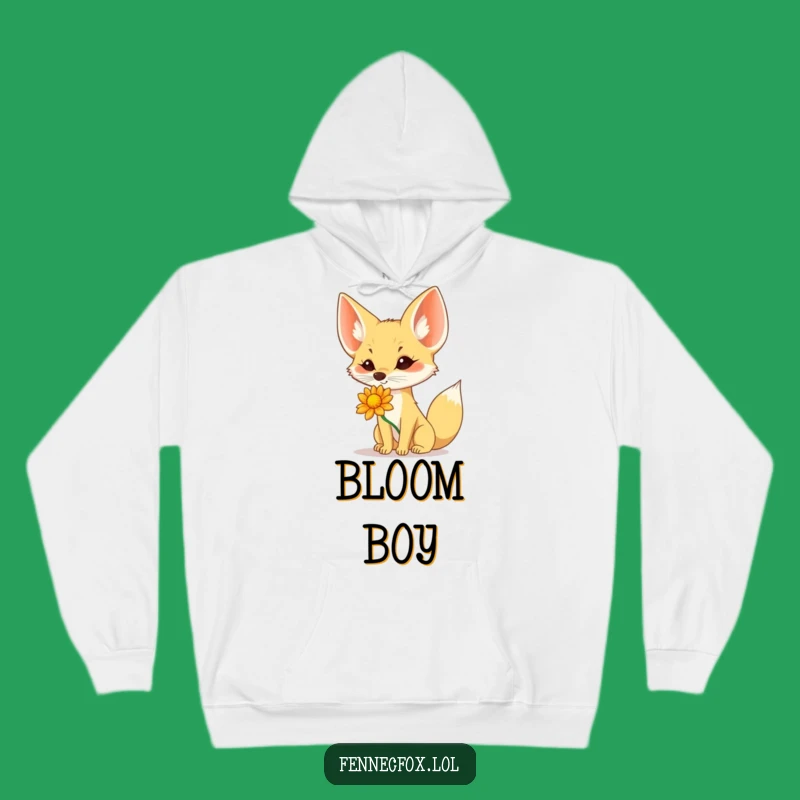 Funny Fennec Fox Flower Nose Hoodie: Cozy Up with Adorable Humor!