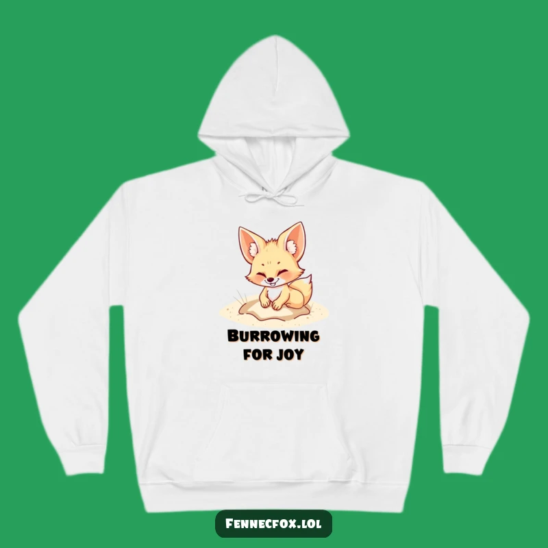 Funny Fennec Fox Hoodie: Cozy Playful Digger, The Ultimate Funny Gift