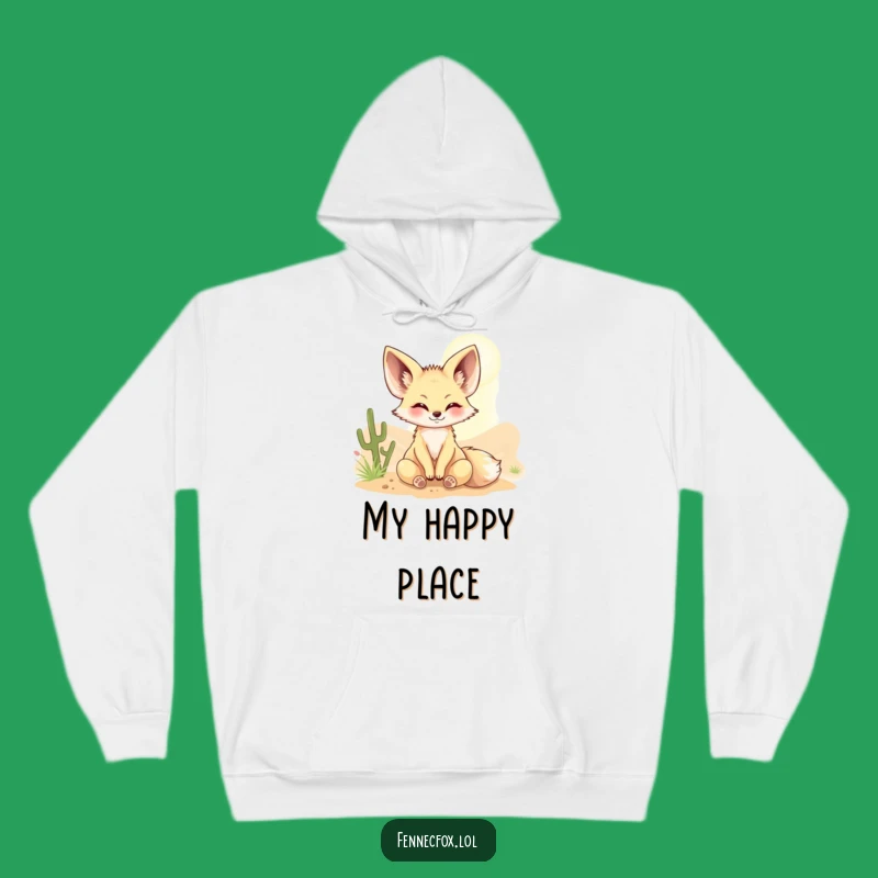 Funny Fennec Fox Sunbeam Hoodie - Cozy & Warm Hilarious Apparel