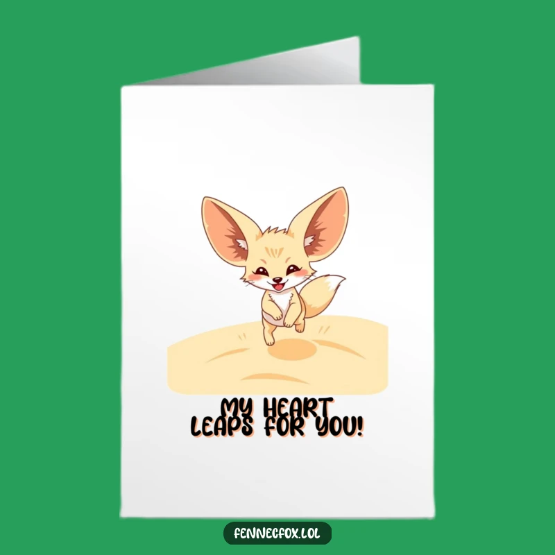Free Printable Thank You Card: Energetic Fennec Fox Thanks, Humorous Downloadable Note, DIY Appreciation Gift