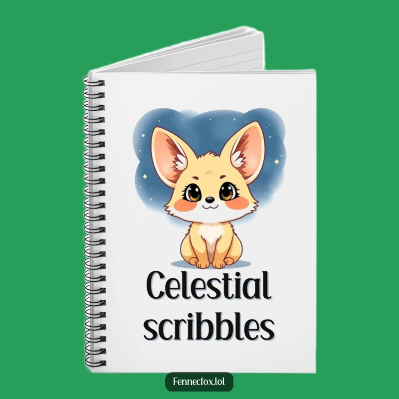 Funny Fennec Fox Starry Journal: Hilarious & Inspiring Notebook