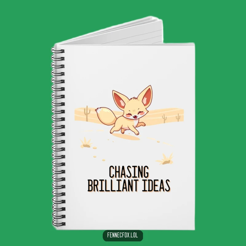 Funny Fennec Fox Mirage Notebook: Playful Desert Dreams Gift