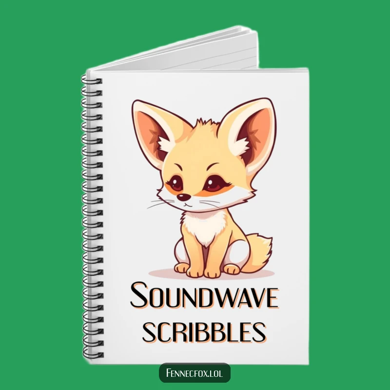 Funny Fennec Fox Listening Notebook: Jot Down Ideas Attentively!