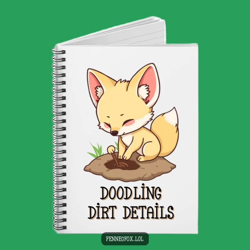 Funny Fennec Fox Notebook: Dig Deep - Inspiring Funny Gift for Ideas