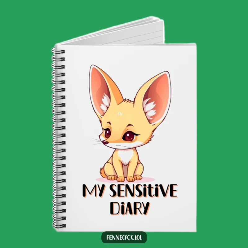 Funny Fennec Fox Notebook - Jot Down Secrets with Big Ears