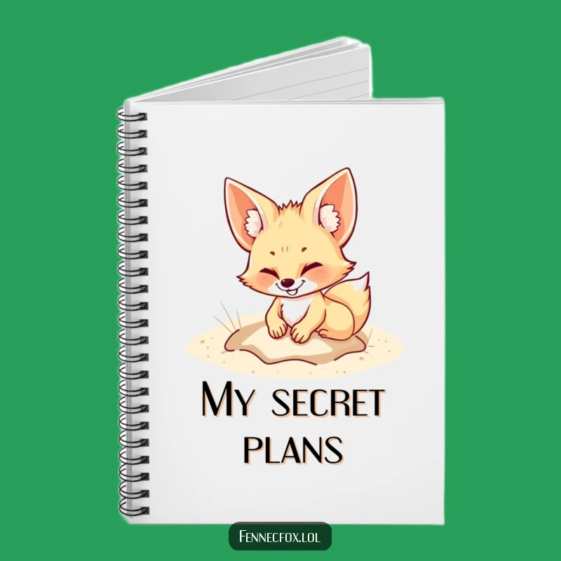 Funny Fennec Fox Notebook: Playful Digging Edition, Perfect Funny Gift