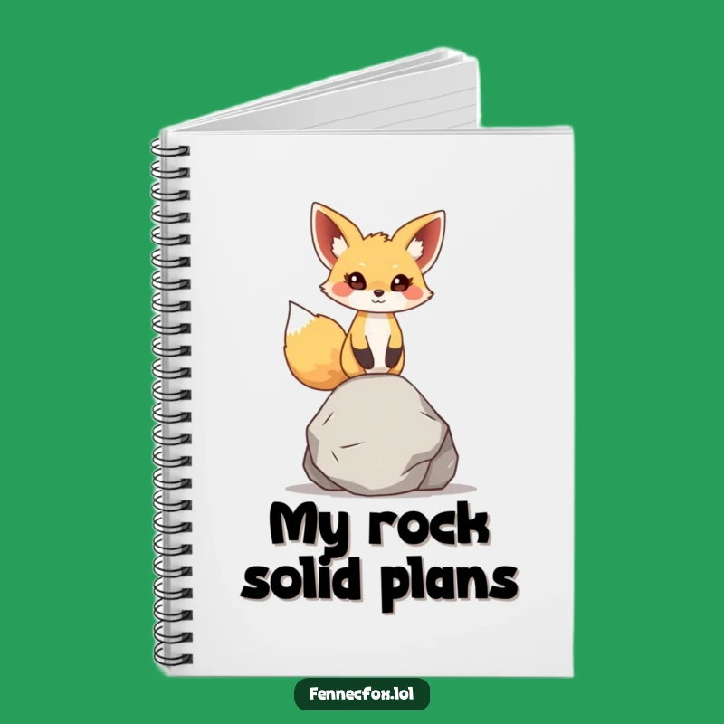 Funny Fennec Fox Notebook: Zen Balance Journal for Focused Thoughts