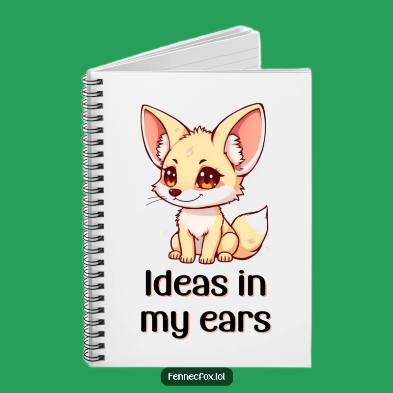 Funny Fennec Fox Notebook: Jot Down Secrets - Handy Funny Gift for Writers