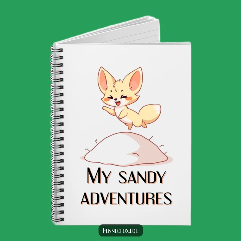 Funny Fennec Fox Notebook: Desert Adventures Journal, A Hilarious Funny Gift for Fox Fans