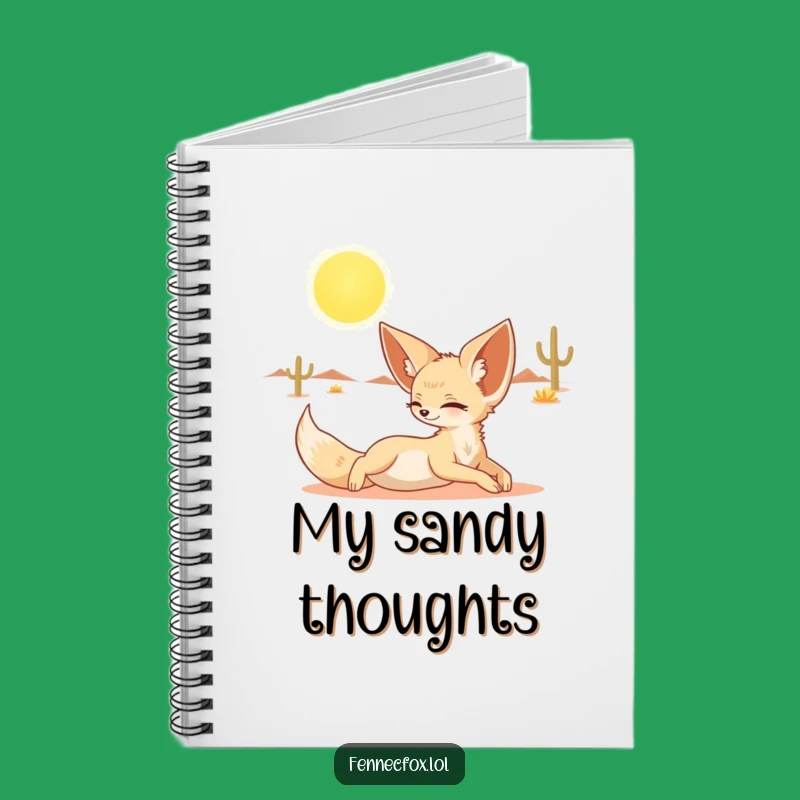Funny Fennec Fox Notebook: Humorous Desert Journal, Ideal Funny Gift
