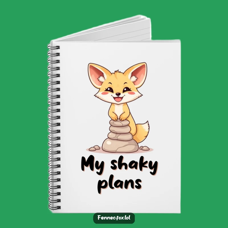 Funny Fennec Fox Balance Notebook: Smiling Fox Journal - Creative Humorous Gift