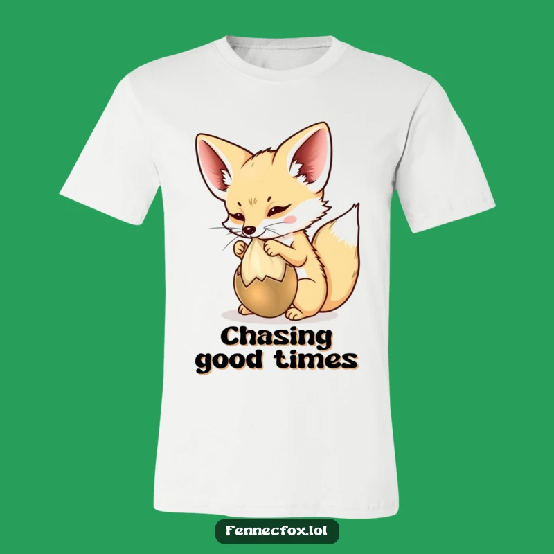Funny Fennec Fox T-Shirt: Playful Seed Chaser, Ideal Funny Gift