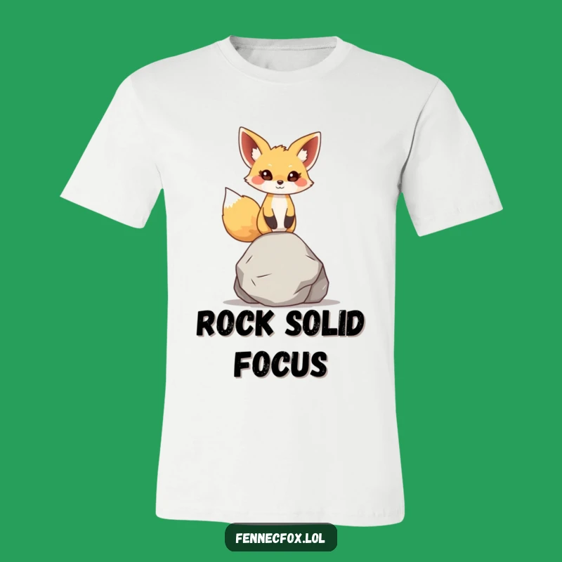 Funny Fennec Fox Balance Tee: Zen Concentration, Hilarious Gift Shirt
