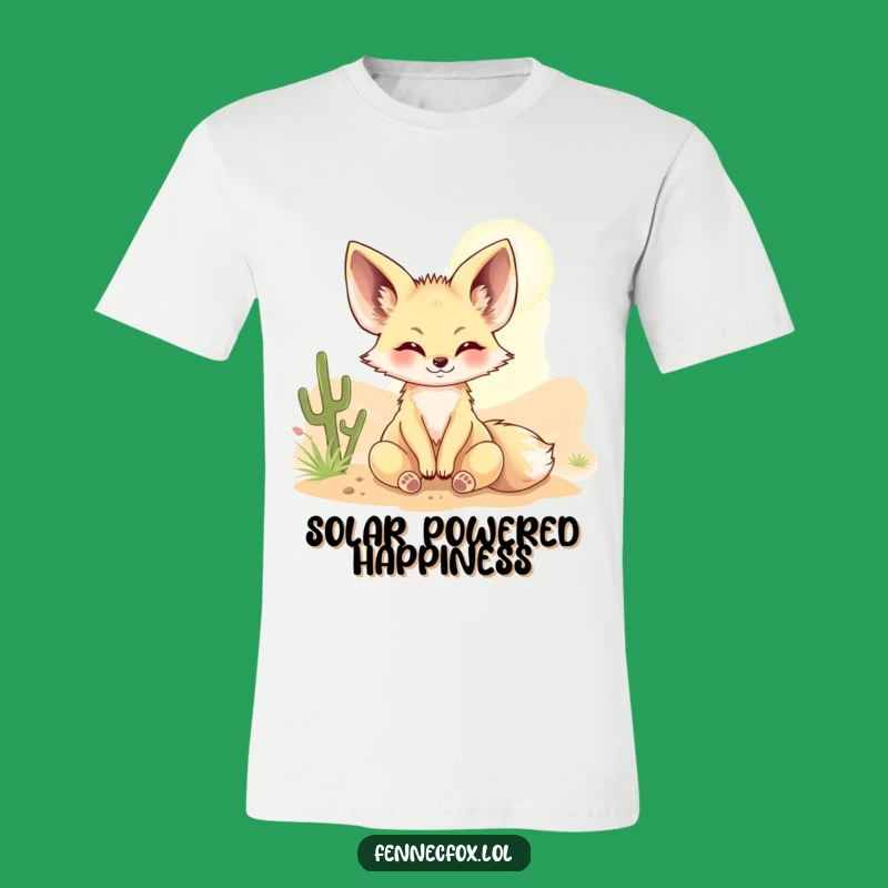 Funny Fennec Fox Sunbeam T-Shirt - Relaxed & Hilarious Desert Style