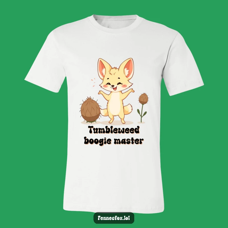 Funny Fennec Fox Dance T-Shirt: Silly Desert Tumbleweed Tee Gift