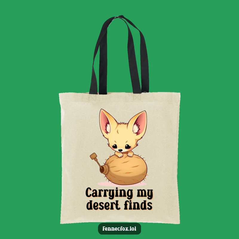 Funny Fennec Fox Tote Bag - Carry Desert Fun in Style Gift