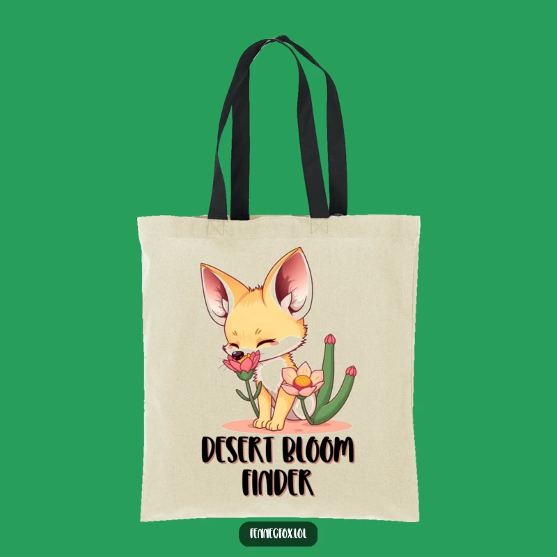 Funny Fennec Fox Tote Bag: Desert Explorer Accessory, Perfect Funny Gift